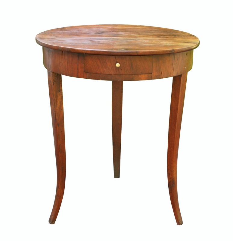 Antique Cherry Country French Table, 19th Century