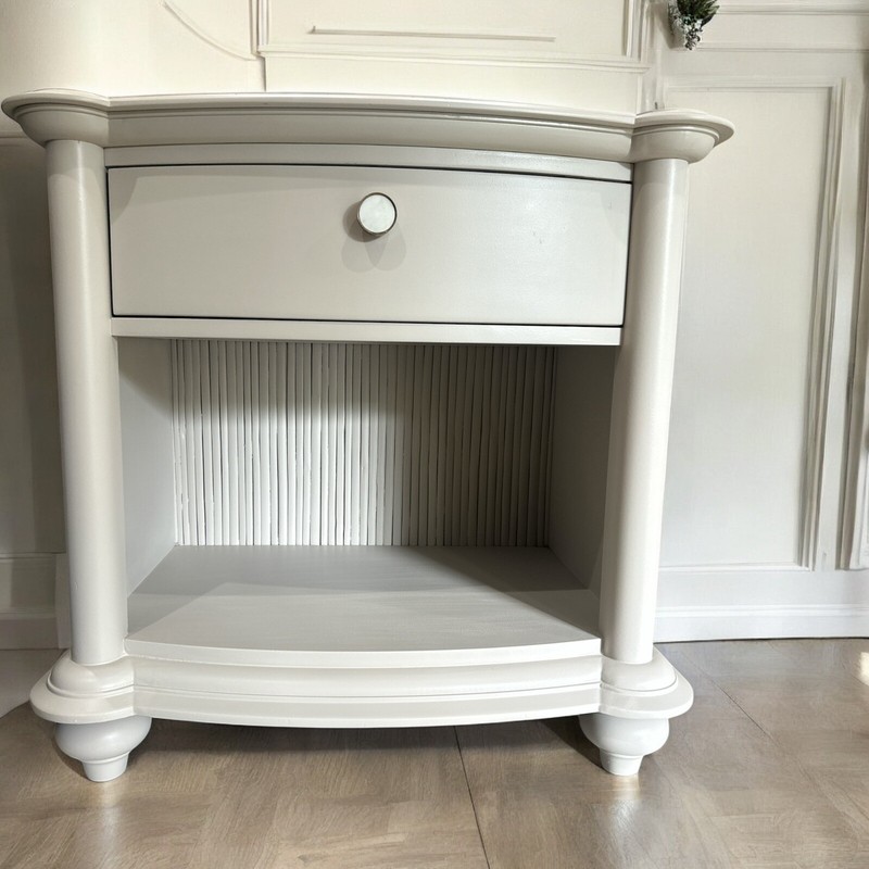 Vintage Solid Wood Beige Nightstands gallery