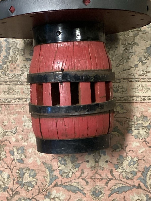 ANTIQUE WESTERN PRIMITIVE WOOD WAGON WHEEL HUB BARNWOOD TABLE DISPLAY STAND gallery