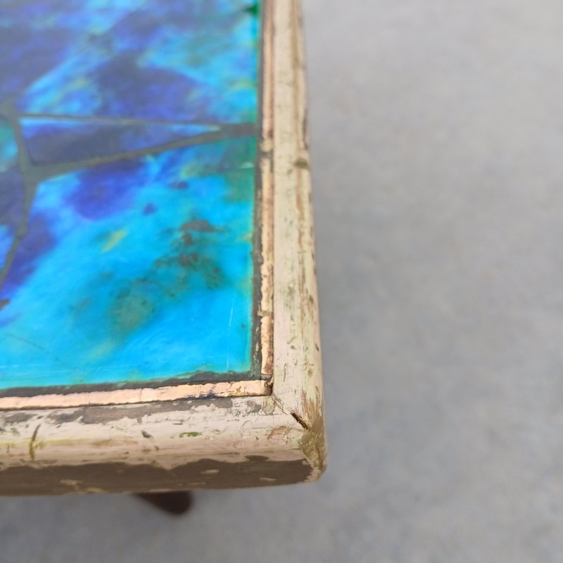 Mid Century Modern Mosaic Tile Top Coffee Table gallery