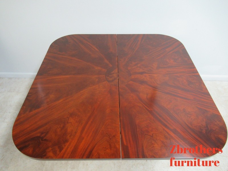 Councill Craftsman Furniture Flip Top Game Dining Table Paw Foot Flame Mahogany gallery