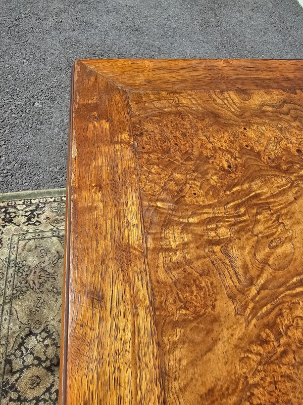 Altavista Lane Burled Walnut Rustic End Side Table 1950's gallery