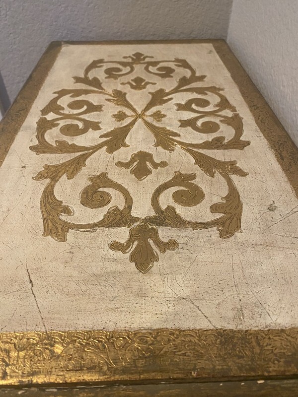 Florentia Vintage Nesting Tables Made In Italy | Hollywood Regency Set Of 3 gallery