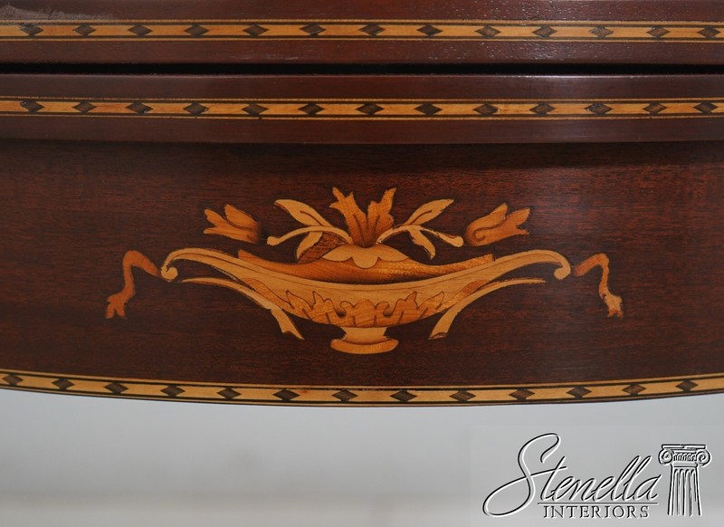 L67301: Stunning Inlaid High Quality Mahogany Games Table gallery