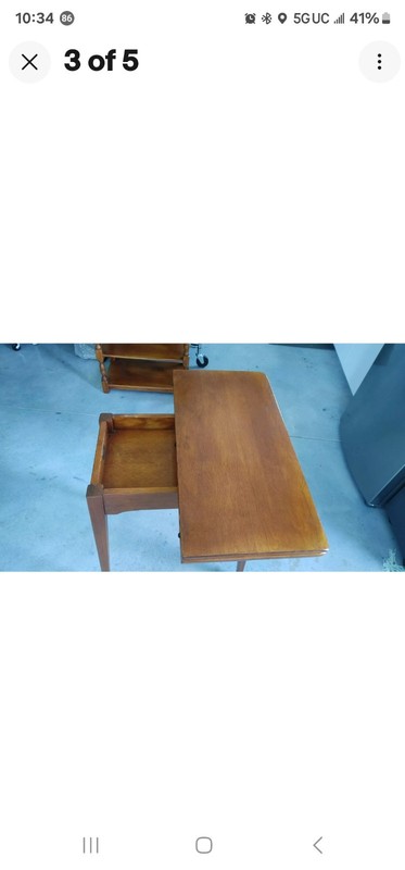 Cushman Colonial Maple Furniture Game Table Excellent Condition