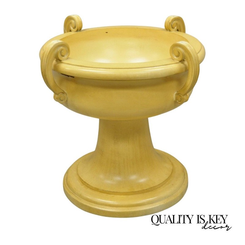 Vintage 28″ Fiberglass Urn Form Dining Table Pedestal Base