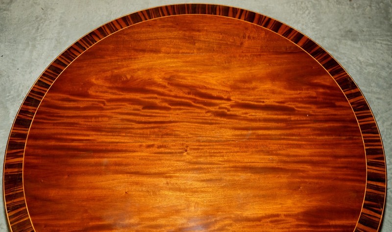 HUGE 12 PERSON ANTIQUE REGENCY 1810 IN THE MANNER OF THOMAS HOPE DINING TABLE gallery