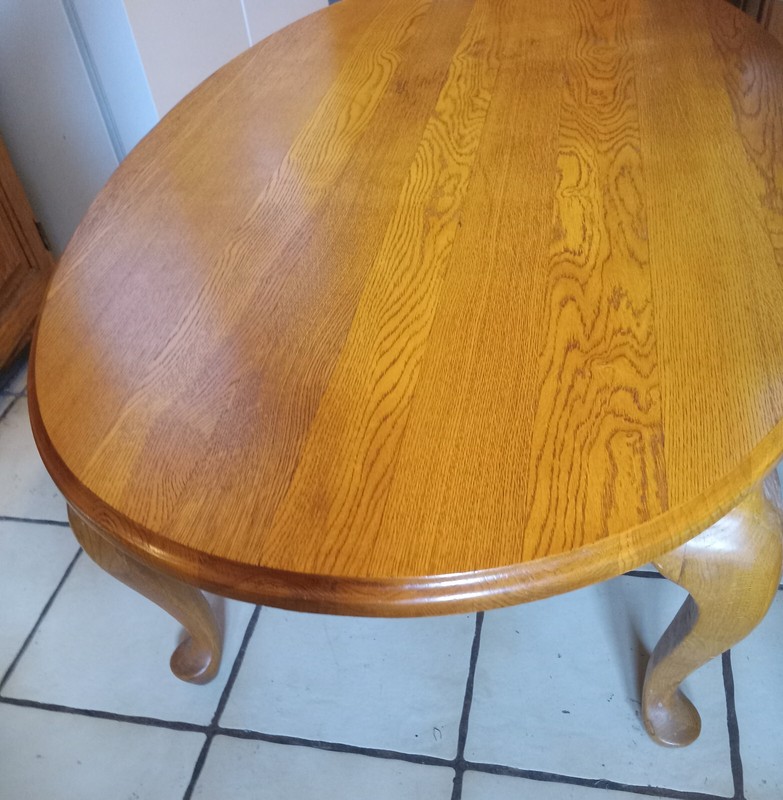 Oval Oak Coffee Table (CT391) gallery