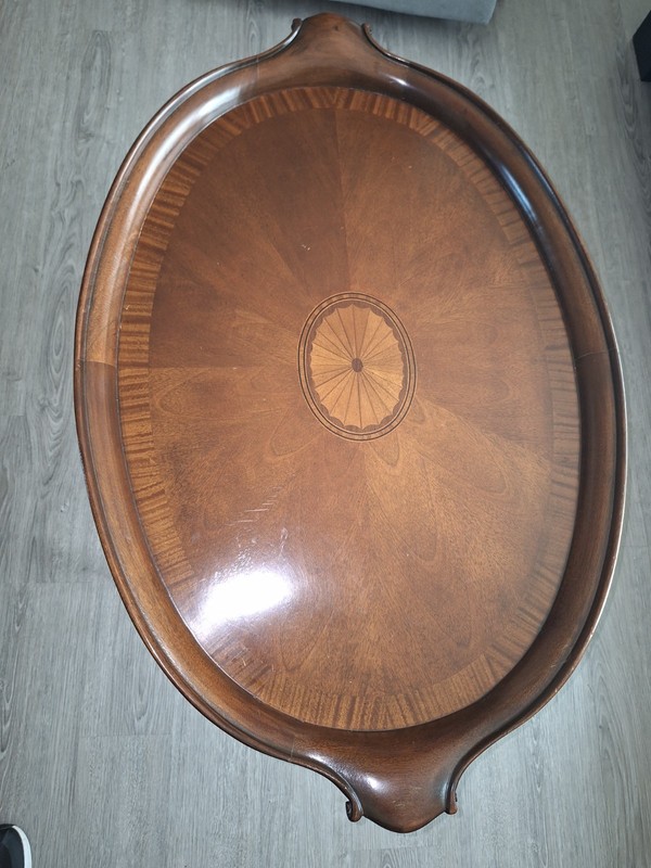 Antique English Mahogany Coffee Table gallery