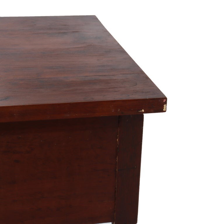 Antique Cherry & Tiger Maple 3-Drawer Small Server C1830 gallery