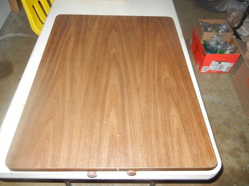 Vintage SIRCO MFG. Wood Sewing Table with Folding Legs 32″L × 24″W