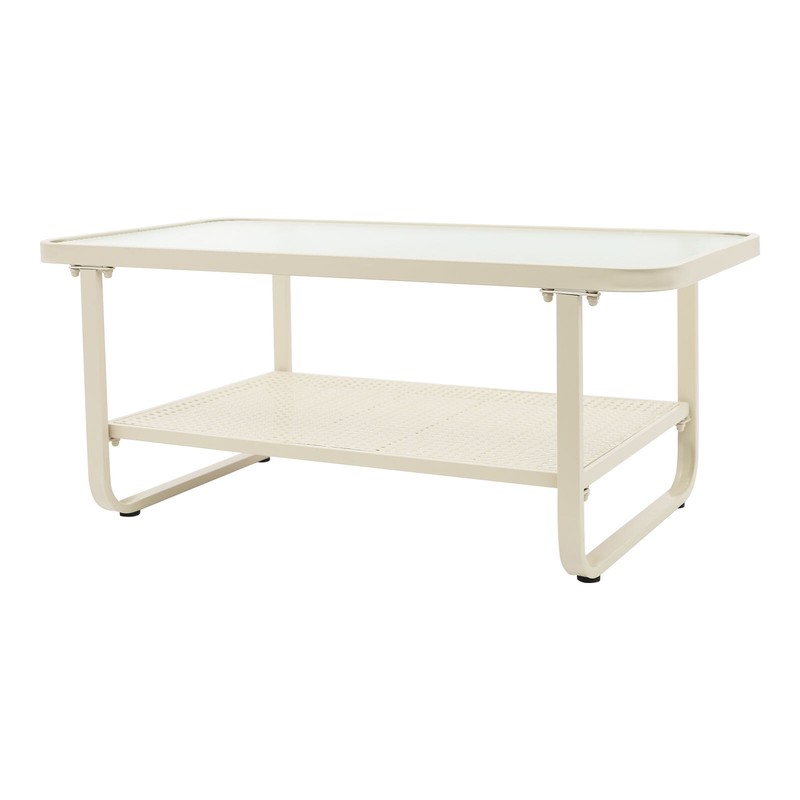 Coffee Table for Living Room, 2 Tiers Rectangle Coffee Table 39.3*19.68*16.53in gallery