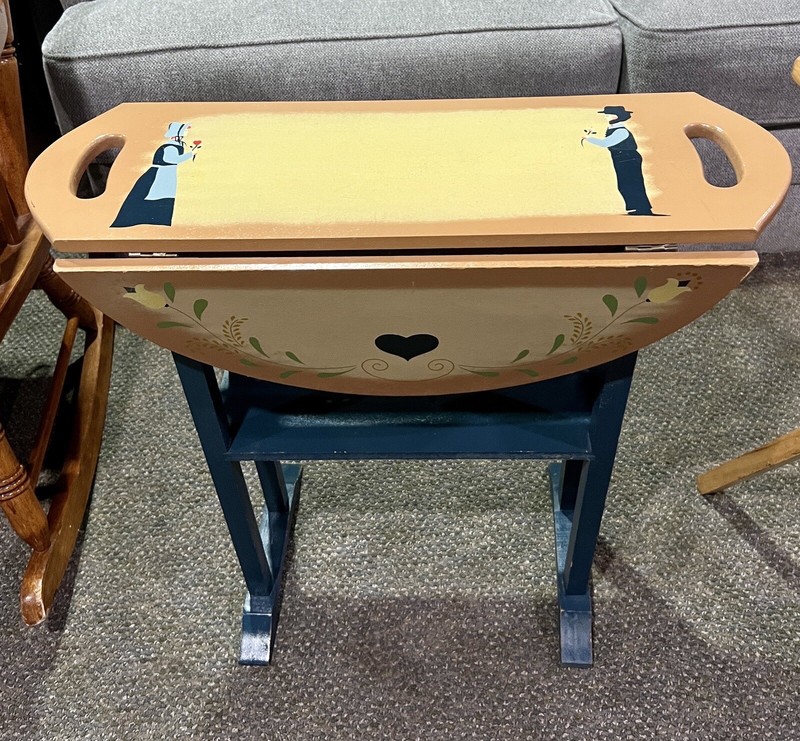 Pennsylvania Dutch drop leaf table gallery