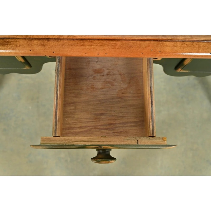 French Country Green Painted Maple Console or Entry Table by Virginia House gallery