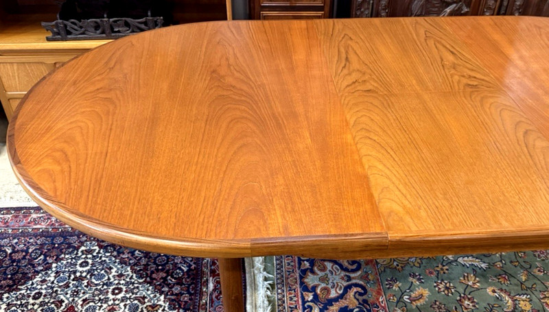 Mid Century G Plan Teak Butterfly Leaf Dining Table – Draw Leaf Oval Table gallery