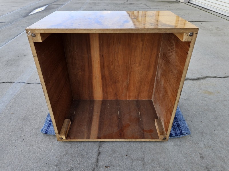 Milo Baughman Burl Wood Coffee Table Vintage gallery