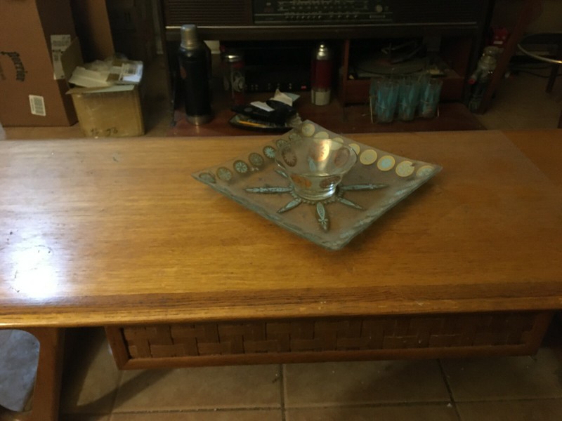 Warren Church for Lane Perception Mid Century Walnut & Oak Coffee Table - Short gallery