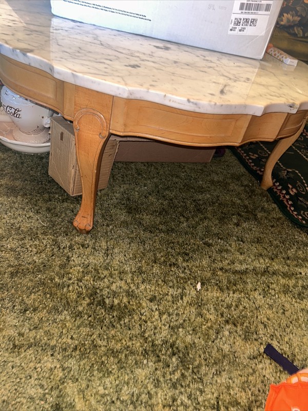 Hammary Marble Top 3 PC Coffee And End Table Set Vintage ANDERSON PICK UP ONLY gallery