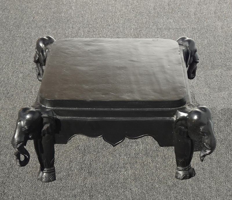 Vintage Black Elephant Coffee Table , Side Table or Bench 2of2 gallery