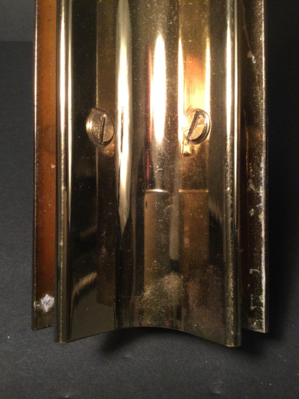 Vtg Mid Century Modern Leon Rosen for Pace Brass Plated Metal Table Hardware gallery