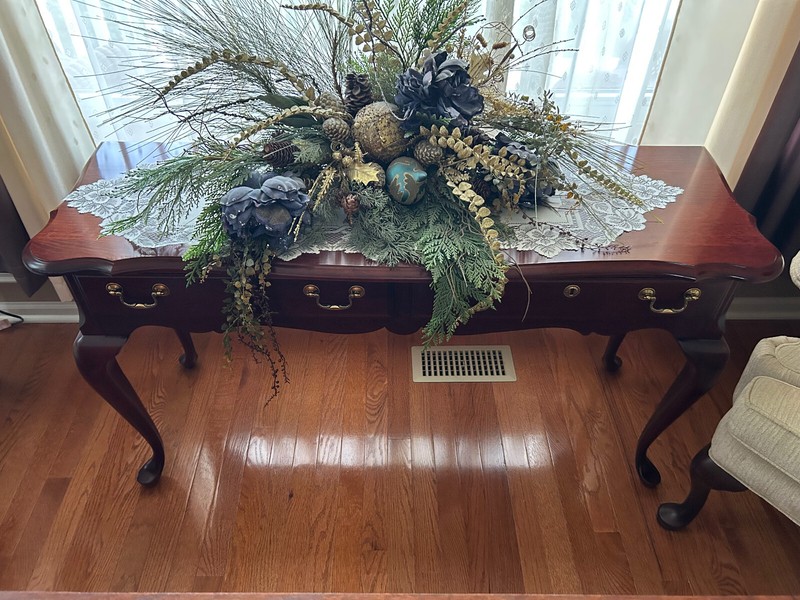 PENNSYLVANIA HOUSE SOLID CHERRY 2 DRAWER CONSOLE TABLE – HALL TABLE