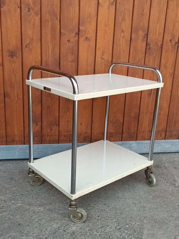 Mauser Serving Cart Tea Cart Doctor Cart 60s Table Side Table Metal gallery