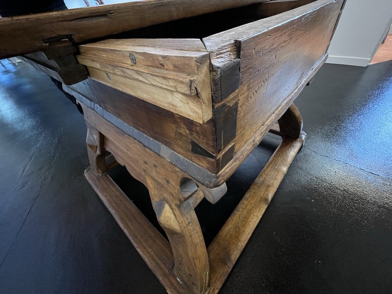 Bavarian 1600’s Restored Museum Quality Square Table Shop Studio TORNO gallery