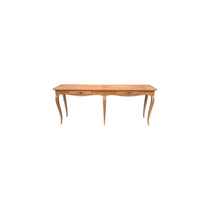 Henredon Louis XV Style Oak Console Table French
