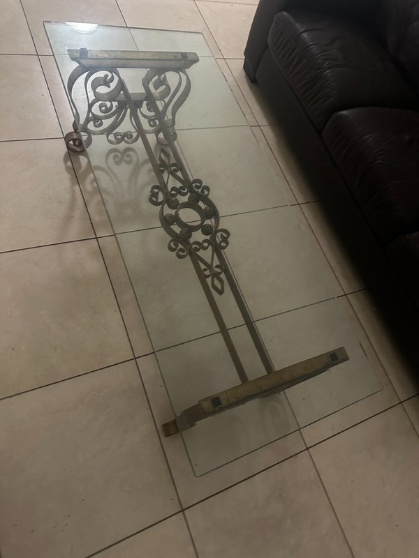 Vintage glass table unique style gallery