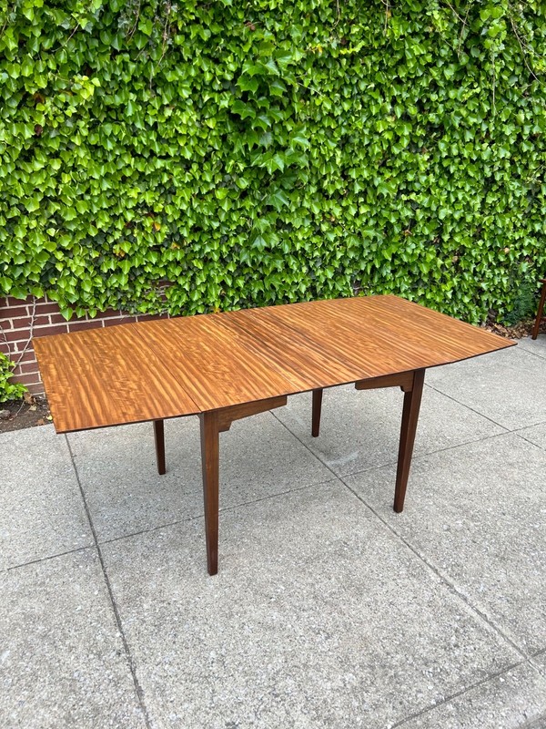 Restored Milo Baughman Drexel Prespective Dining table Drop leaf