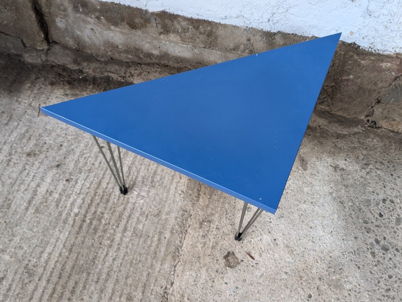 Vintage Table Fritz Hansen Retro Side Table Post Modern Pin Age Denmark 80s gallery