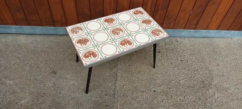 Flower Bench 50s Vintage Flower Table Rockabilly Retro Flower Stand Stool 60s gallery
