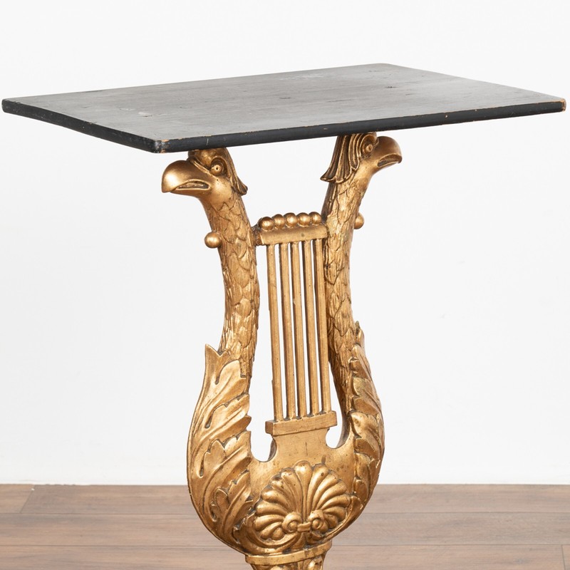 Black and Gold Eagle Console Table, Sweden circa 1830 gallery