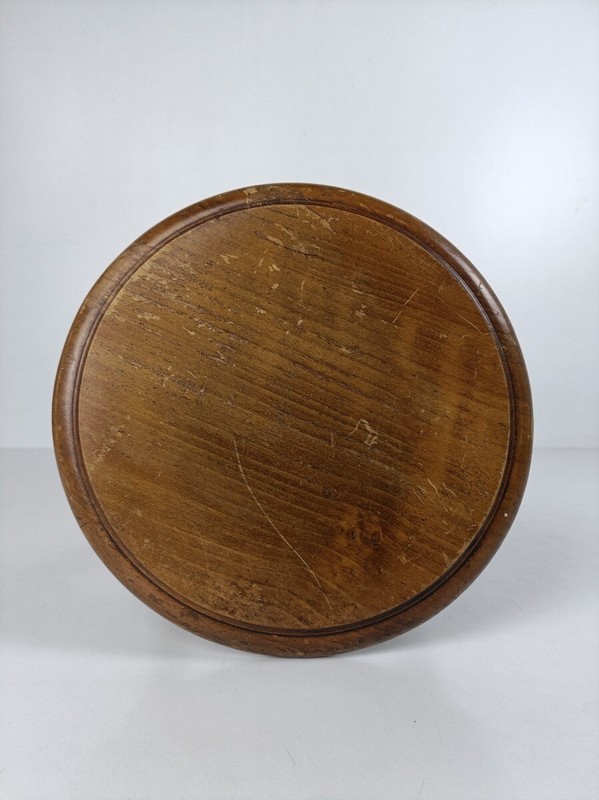 Barley Twist Wooden Side Wine Table Two tier Pedestal Plant Bonsai Stand Barn gallery