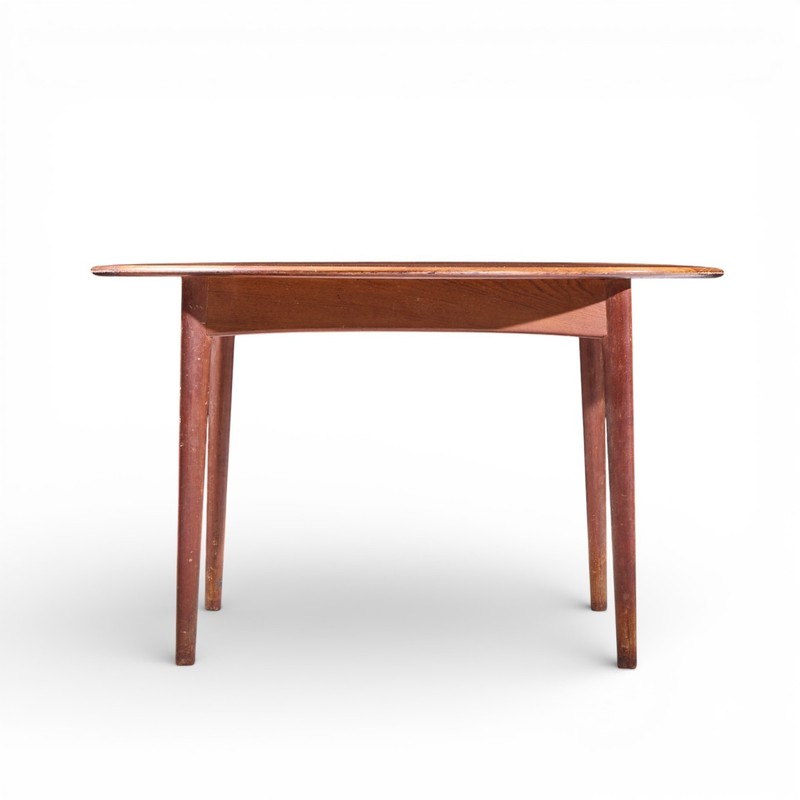 Uldum Mobelfabrik Style Mid Century Danish Teak Round Dining Table gallery