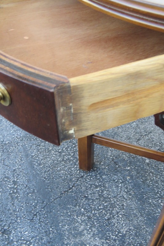 Lane Hollywood Regency Inlay Side End Tables by Lane a Pair 3739 gallery