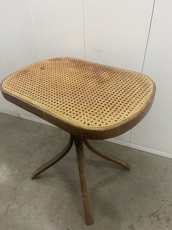 Vintage Bent Wood Cane Side / End Table