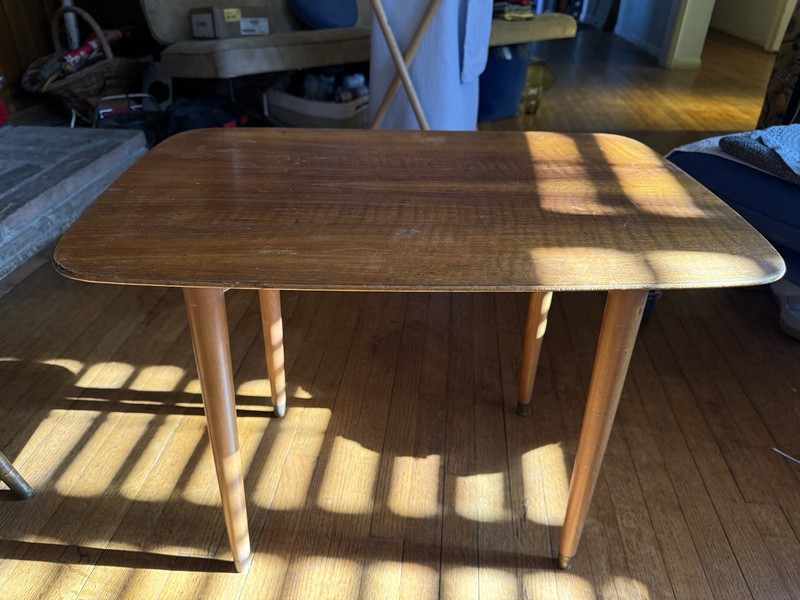 End Table- Ercol Mid-century- Solid Teak Wood Side Table gallery