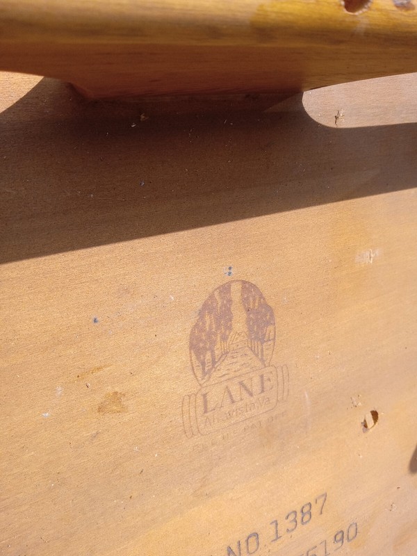 Pair of Mid Century Walnut Step End Tables / Side Tables by Lane (SET-8) gallery