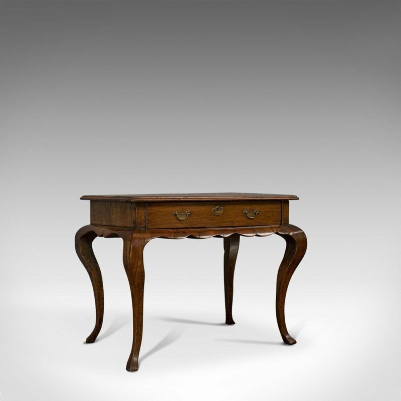 Antique Centre Table, Flemish, Mahogany, Oak, Occasional, Dutch, 18th Century