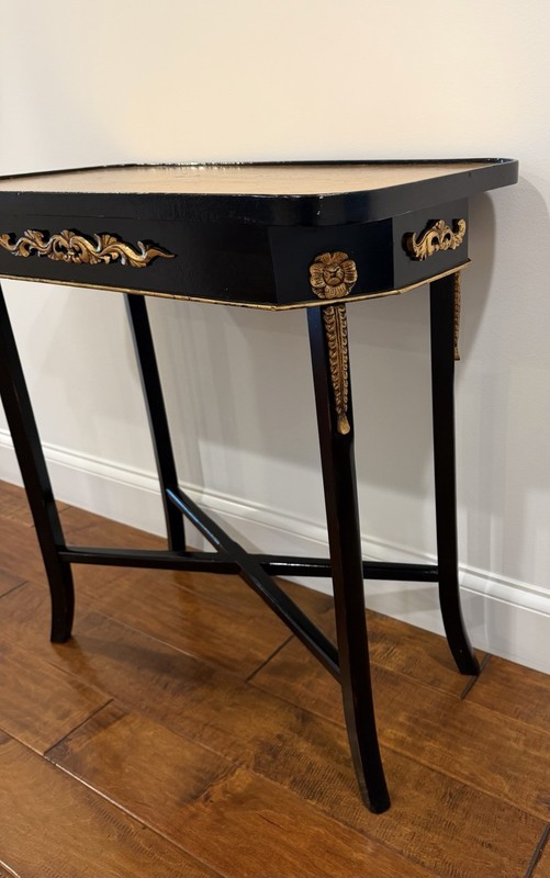 Elegant Black and Gold Console gallery