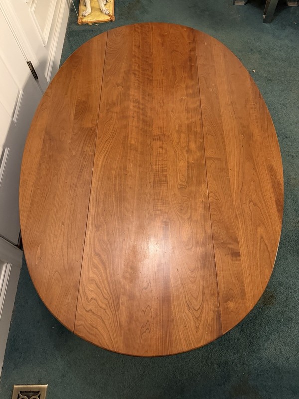 Vintage Stickley Cherry Double Gate Leg Drop leaf Coffee Table Wood Side Table gallery