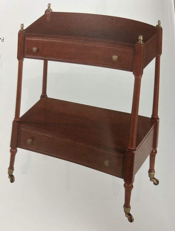 NEW Beautiful Bailey Street Sheffield Serving Table, finish in Antique Cherry