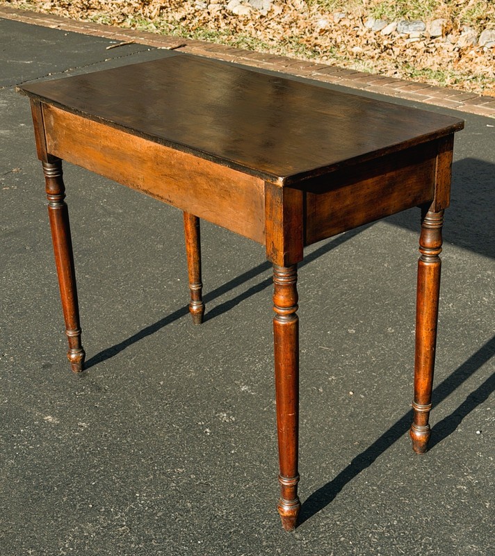 Early 19th Century George III Two-Drawer Side Table gallery