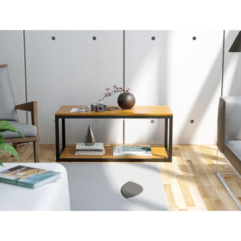 Norwich Coffee Table for Living Room, Mid Century Modern Coffee Table in... gallery