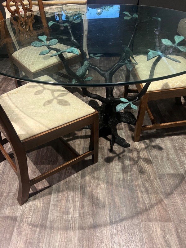 willy daro tree form metal table