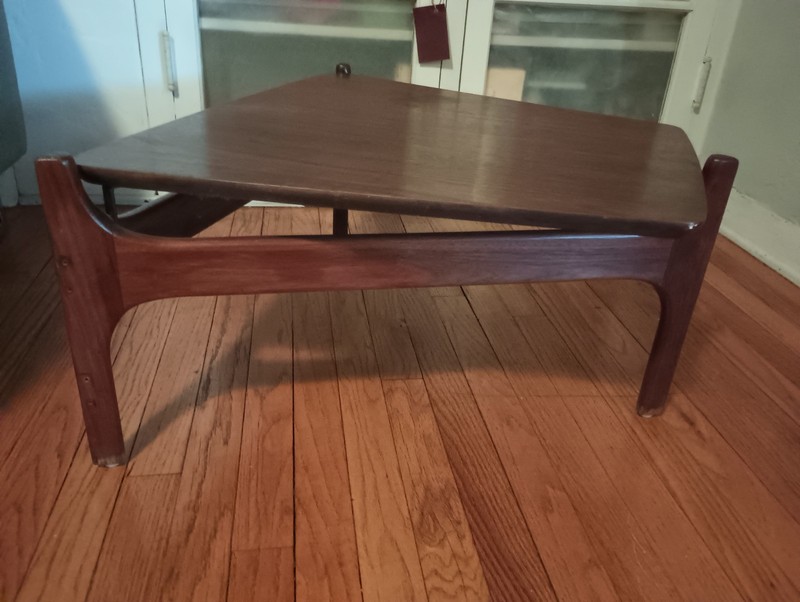 vintage American modern table for screen room lounge chair gallery