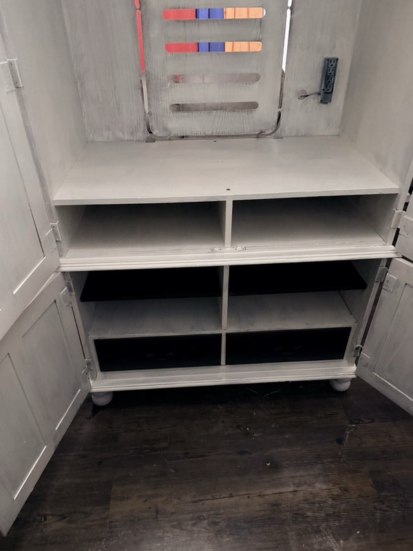 Keller solid oak armoire/entertainment center. gallery