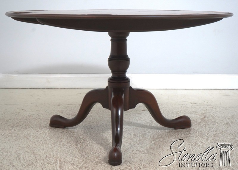 L72263: KITTINGER Colonial Williamsburg CW-41 Leather Top Tilt Games Table gallery