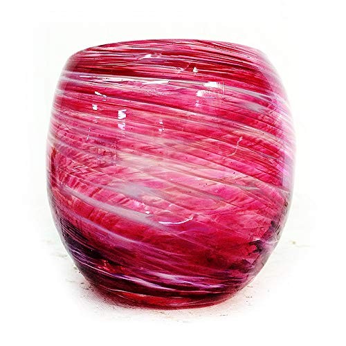 Cold Tea Glass Cup Ryukyu Glass Churaumi Tar Glass Gold and Red